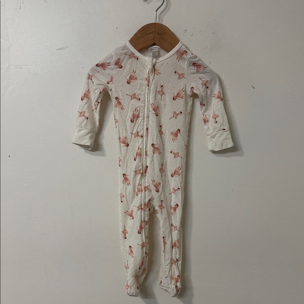 Bebe ballet Print Footie